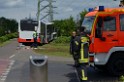 Schwerer Bus Unfall Koeln Porz Gremberghoven Neuenhofstr P344